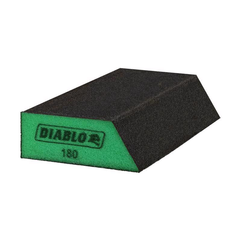 Diablo 5 in. L X 3 in. W X 1 in. 180 Grit Ultra Fine Angled Sanding Sponge