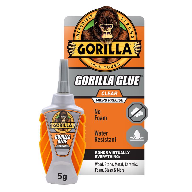 Gorilla Micro Precise High Strength Hybrid Adhesive Clear Glue 5 gm