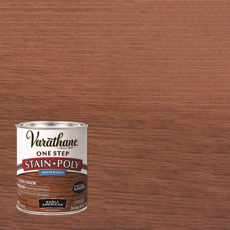 Water-based Stain & Polyurethane, Early American, 1 Quart