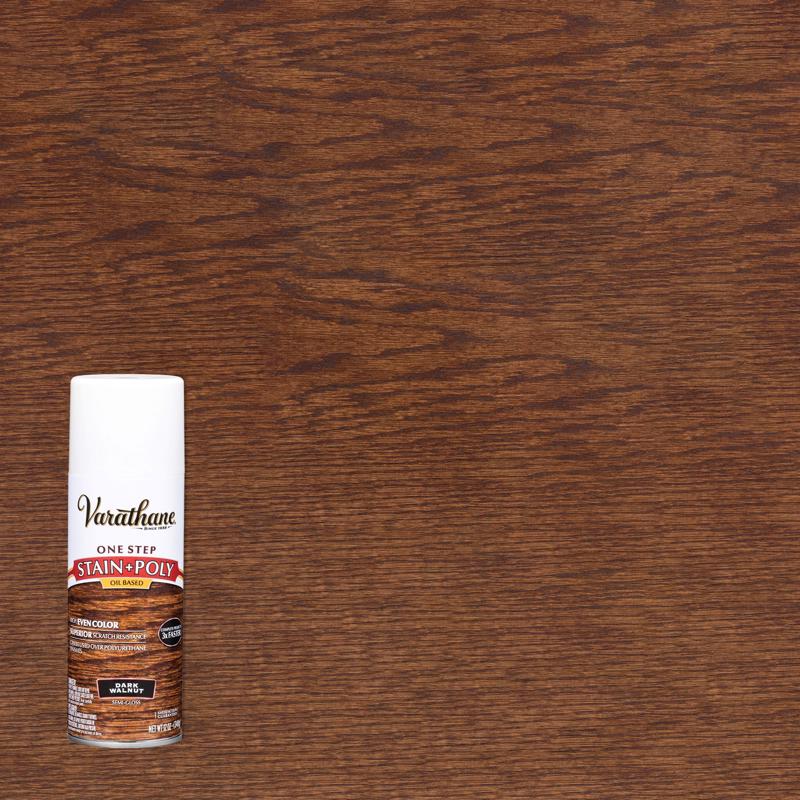 Dark Walnut Wood Stain & Polyurethane, 12-oz. Spray