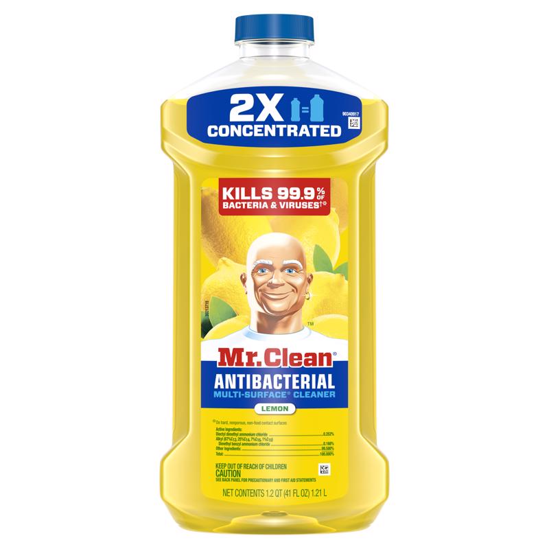 Mr. Clean Lemon Scent Concentrated Multi-Surface Cleaner Liquid 41 oz