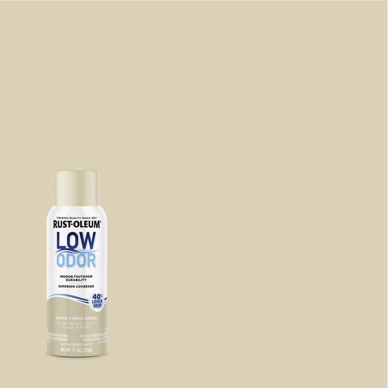 Rust-Oleum Low Odor Matte Moss Green Spray Paint 11 oz
