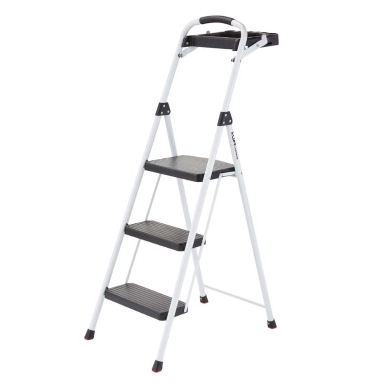 Lift Ladders 4.28 ft. H Steel Step Ladder Type II 225 lb. capacity