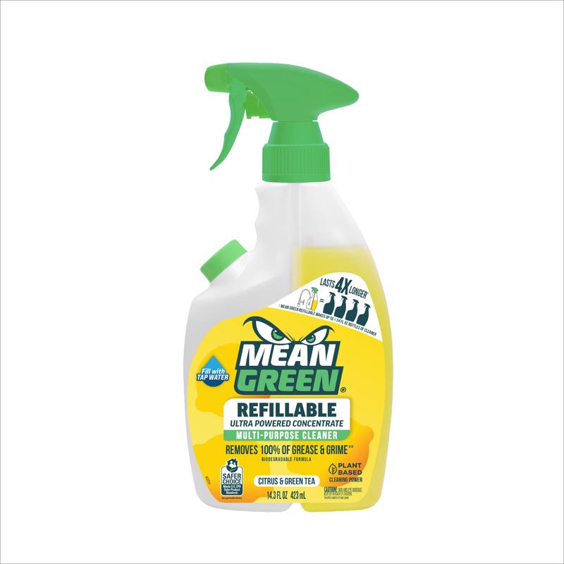 Mean Green Green Tea Citrus Scent Multi-Purpose Cleaner Liquid Spray 28.6 oz