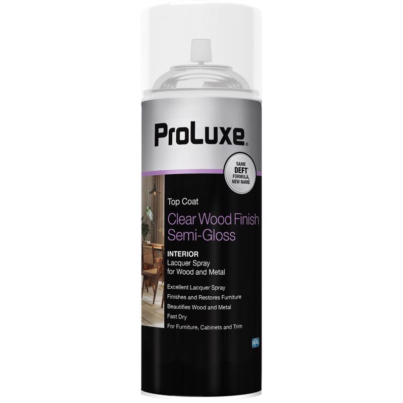 12.25 Oz. Semi-gloss Clear Wood Finish Interior Spray Lacquer