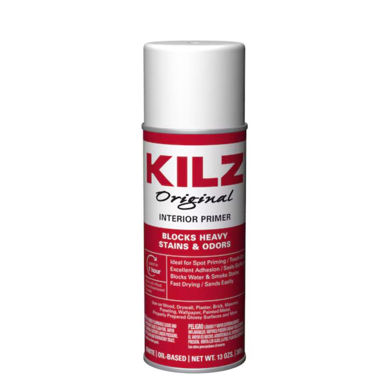 KILZ Original White Flat Oil-Based Aerosol Primer/Sealer 13 oz
