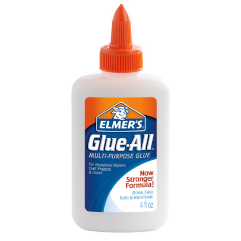 Glue-all White Glue, Repositionable, 4 Ounces - Multi-purpose Adhesive