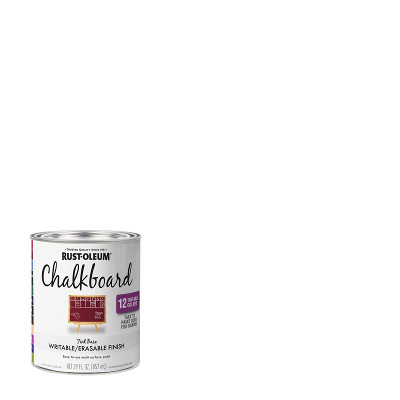Rust Oleum White Chalkboard Paint 29 oz PETER S HARDWARE CENTER