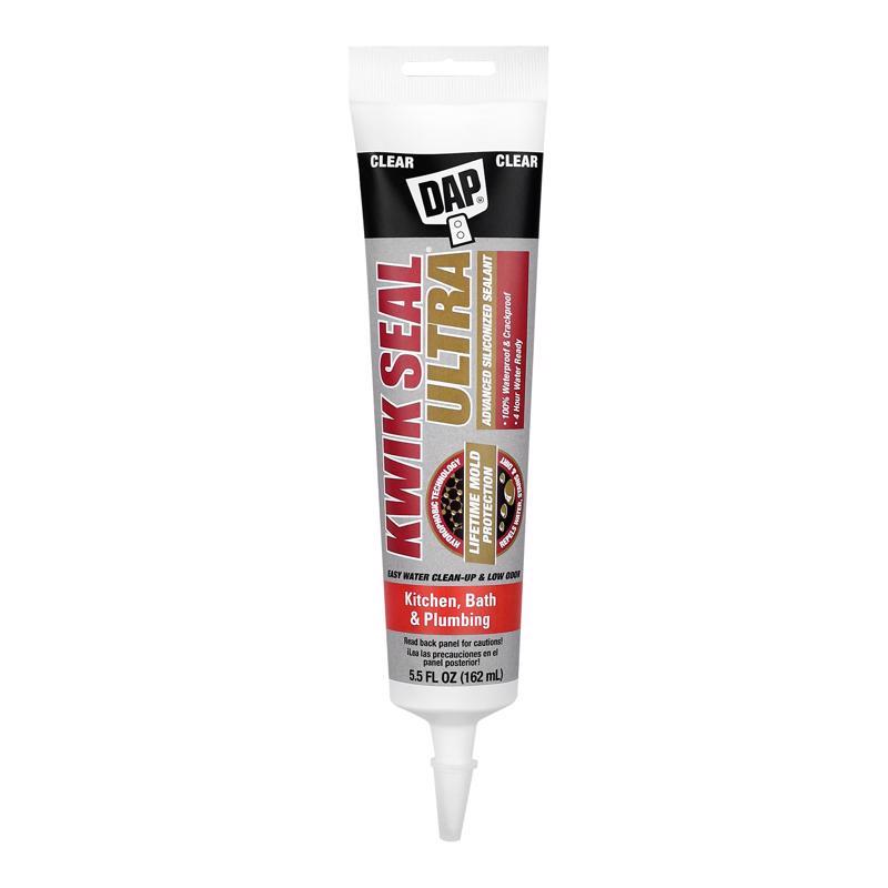 KwikSeal Ultra Clear 5.5‑Ounce Waterproof Sealant