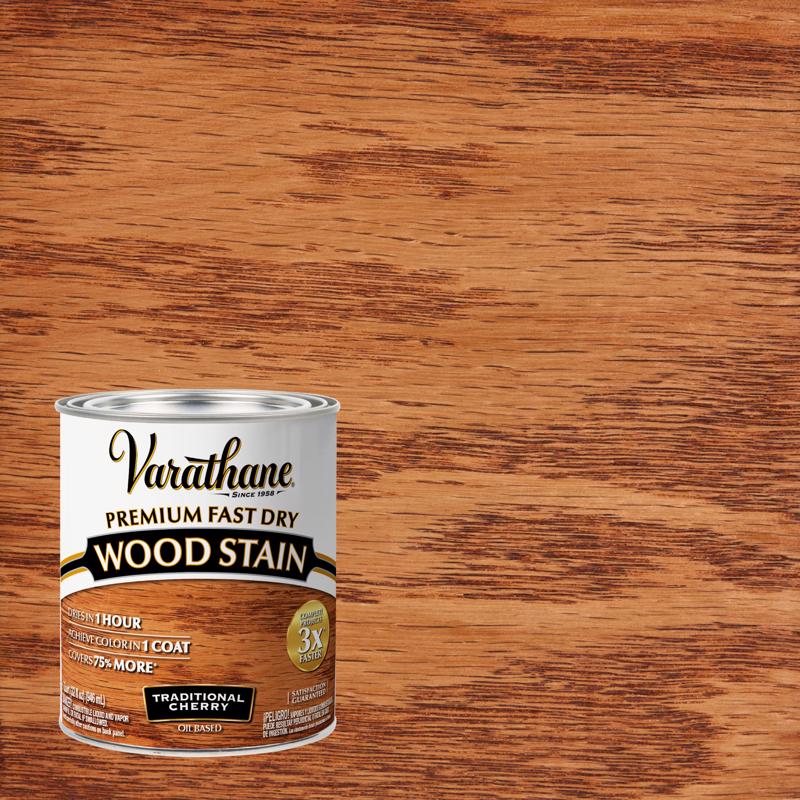 Varathane Semi-Transparent Traditional Cherry Oil-Based Urethane Modified Alkyd Fast Dry Wood Stain