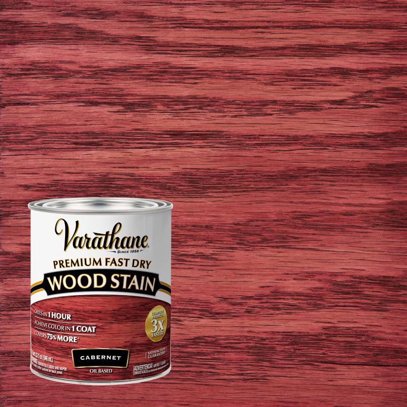 Varathane Premium Semi-Transparent Cabernet Oil-Based Urethane Modified Alkyd Fast Dry Wood Stain 1