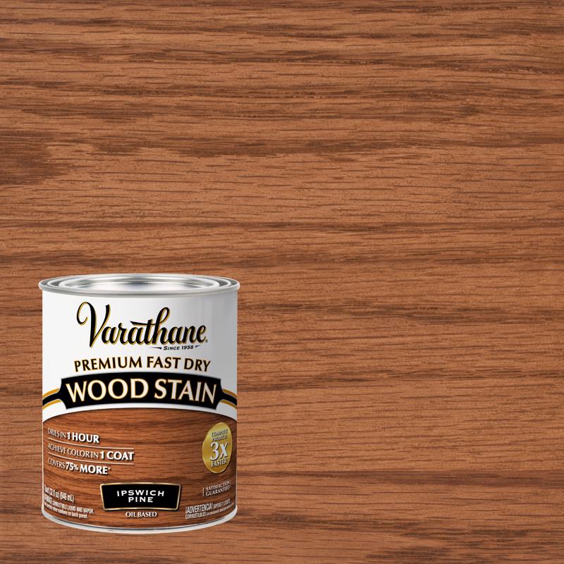 Varathane Premium Ipswich Pine Oil-Based Fast Dry Wood Stain 1 qt
