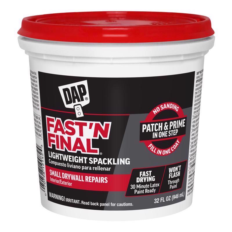 Lightweight 32‑oz Spackling Compound – Quick‑Dry Filler