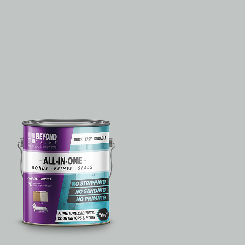 BEYOND PAINT Beyond Paint Matte Soft Gray Water Based Paint Exterior and Interior 1 gal PETER S HARDWARE CENTER