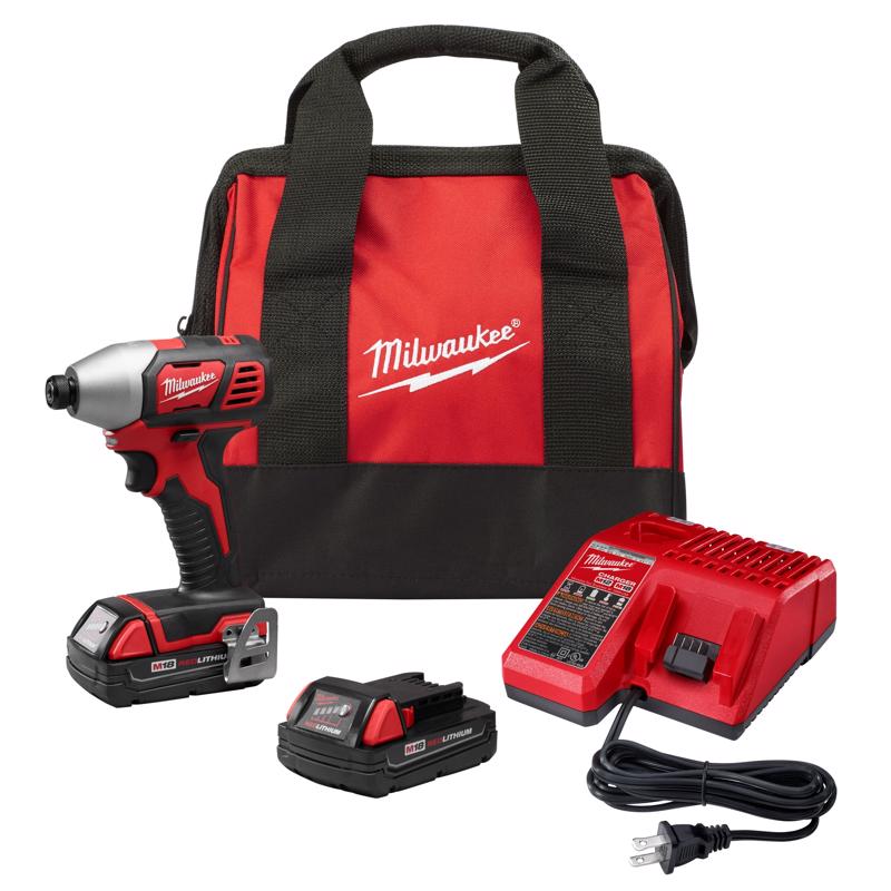 Milwaukee impact driver with battery and charger sale