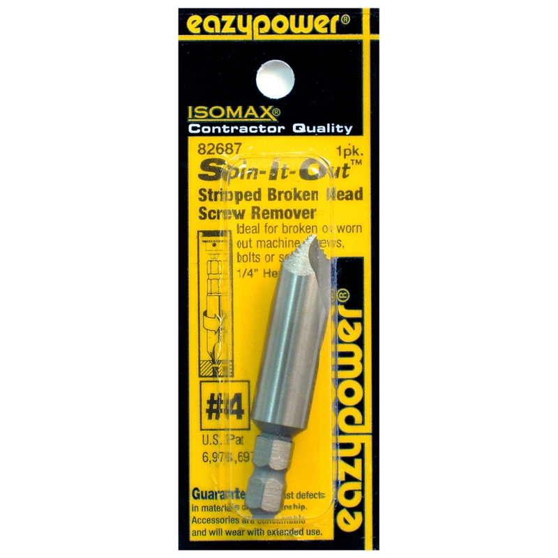 Spin-it-out #4 Screw Extractor With 1/4 In. Hex Shank