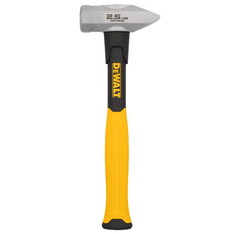 2-1/2 Lb. Fiberglass Blacksmith Hammer With Forged Steel Body And Textured Grip