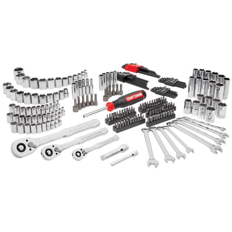 Craftsman 1/4 & 3/8 & 1/2 in. drive Metric/SAE Mechanic's Tool Set 256 pc