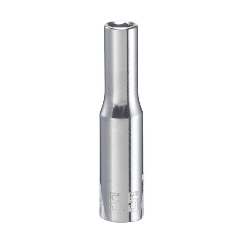 Craftsman 5.5 mm X 1/4 in. drive Metric 6 Point Deep Socket