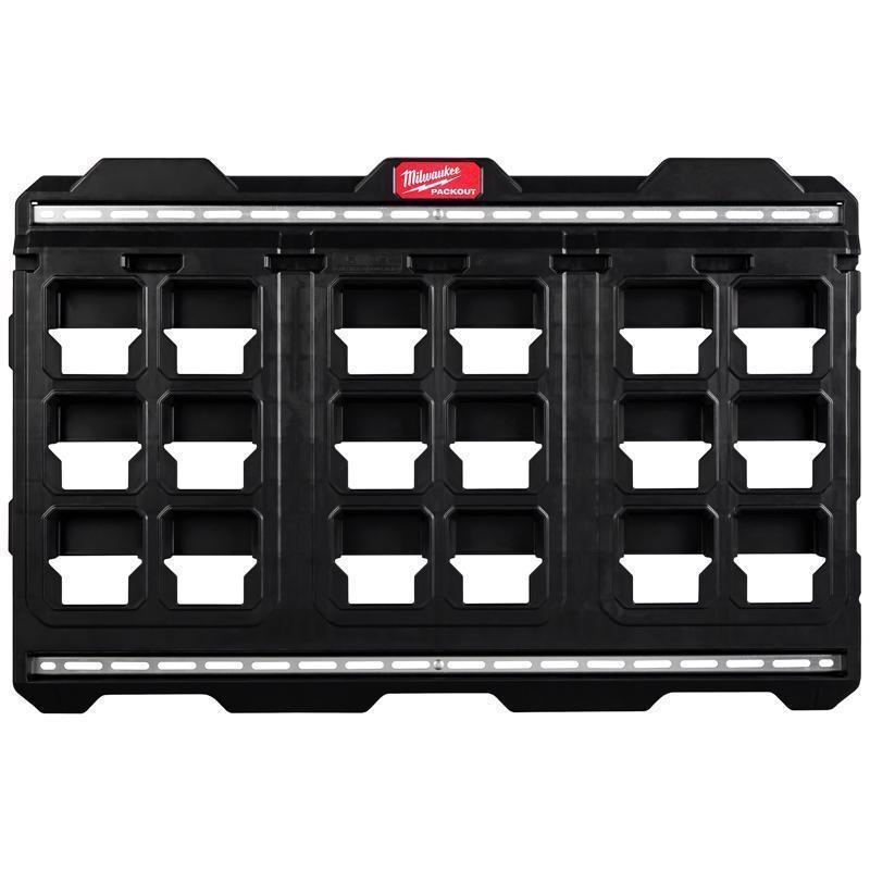 Milwaukee packout 30.75 in. W X 20 in. H Large Large Wall Mounted Plate Polypropylene 18 compartment