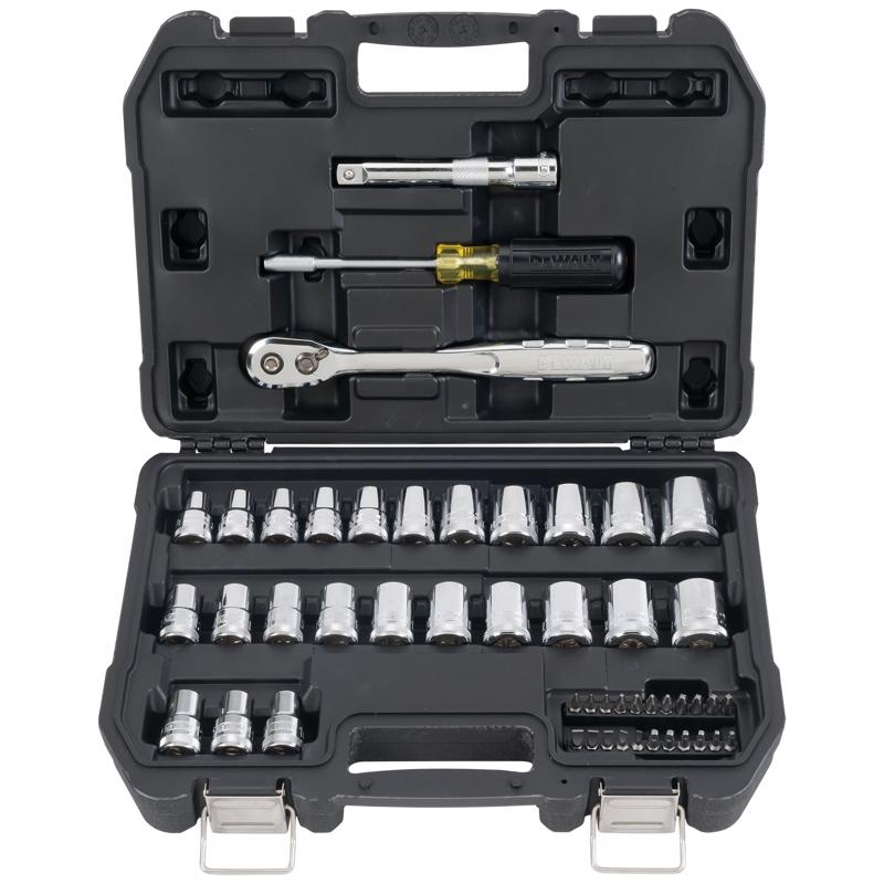 49-Pc Mechanics Socket Set, Metric & SAE
