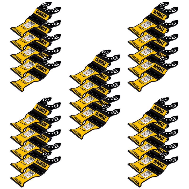DeWalt 1-1/4 in. Bi-Metal Oscillating General Purpose Kit 25 pc