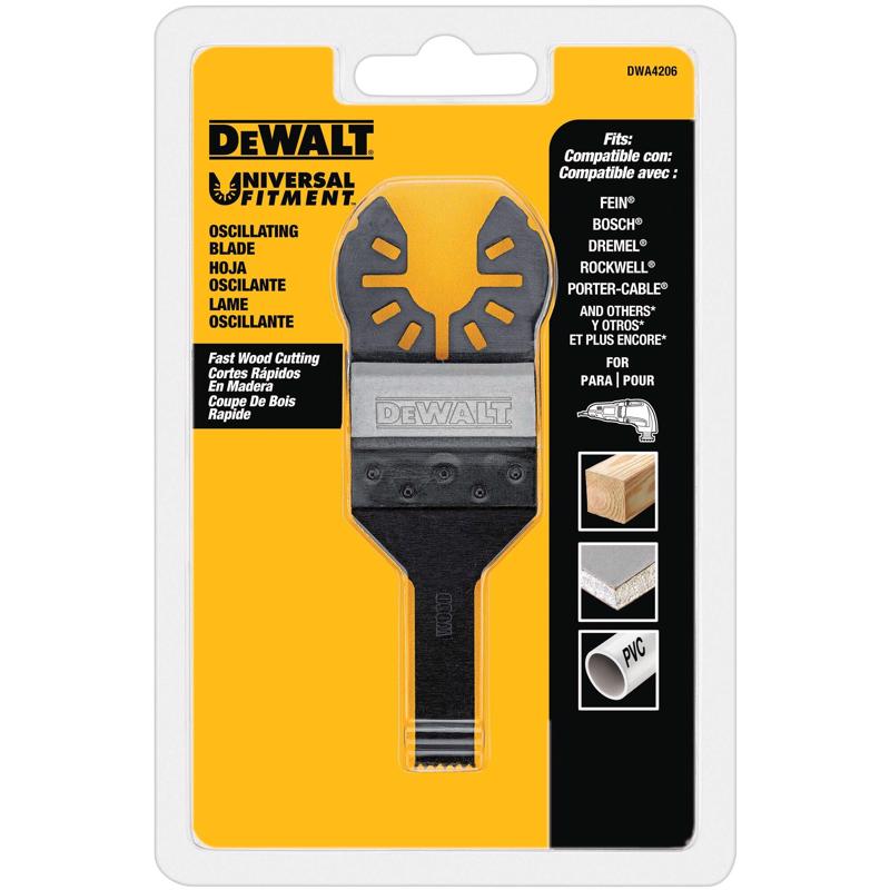 Dwa4208 Oscillating Tool Wood Detail Blade For Precision Cutting
