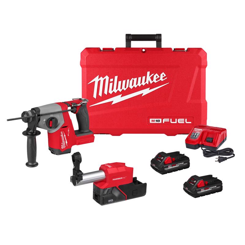 Milwaukee 18V M18 Fuel Cordless SDS-Plus Rotary Hammer Drill Kit (Battery & Charger)