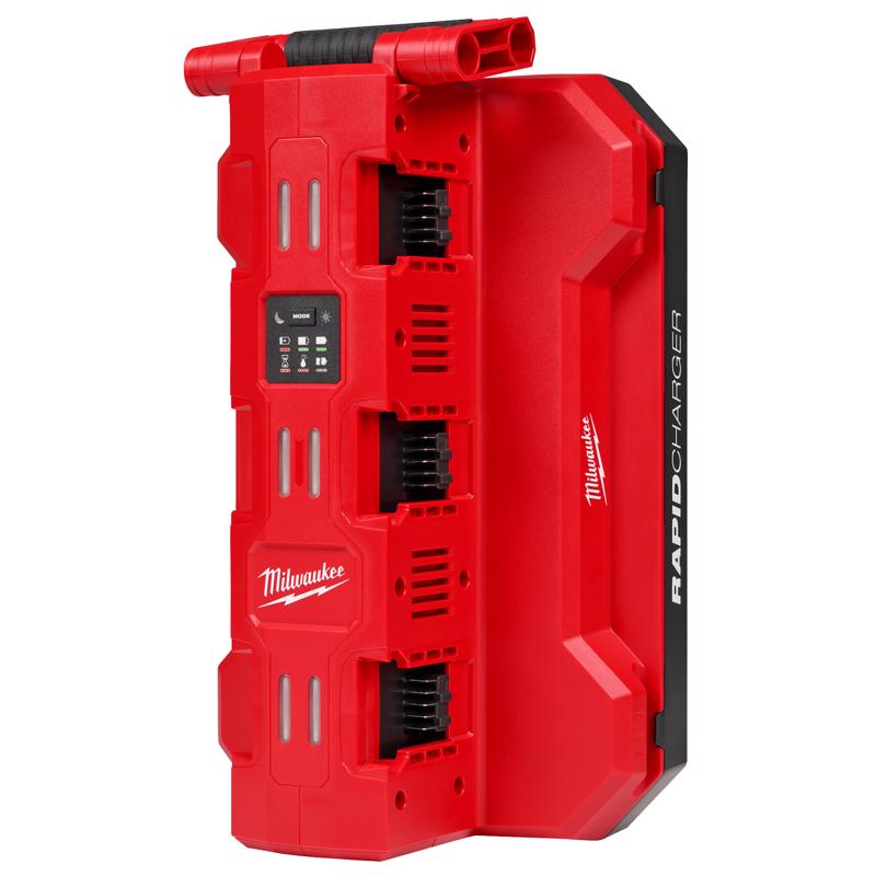 Milwaukee M18 120 V Six Bay Daisy Chain Battery Rapid Charger 1 pk