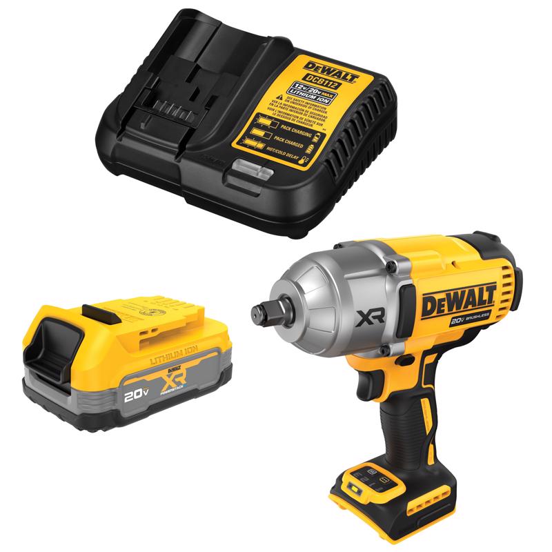 DeWalt Battery Starter Kit and Impact Wrench Bundle