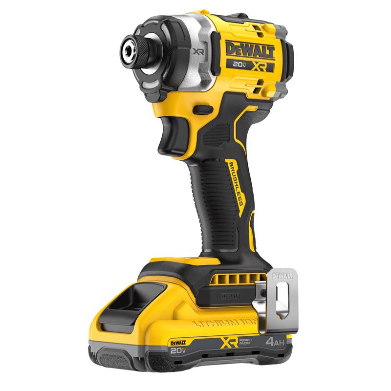 DeWalt 20V MAX XR 1/4 in. Cordless Brushless 3-Speed Impact Driver Kit (Battery & Charger)