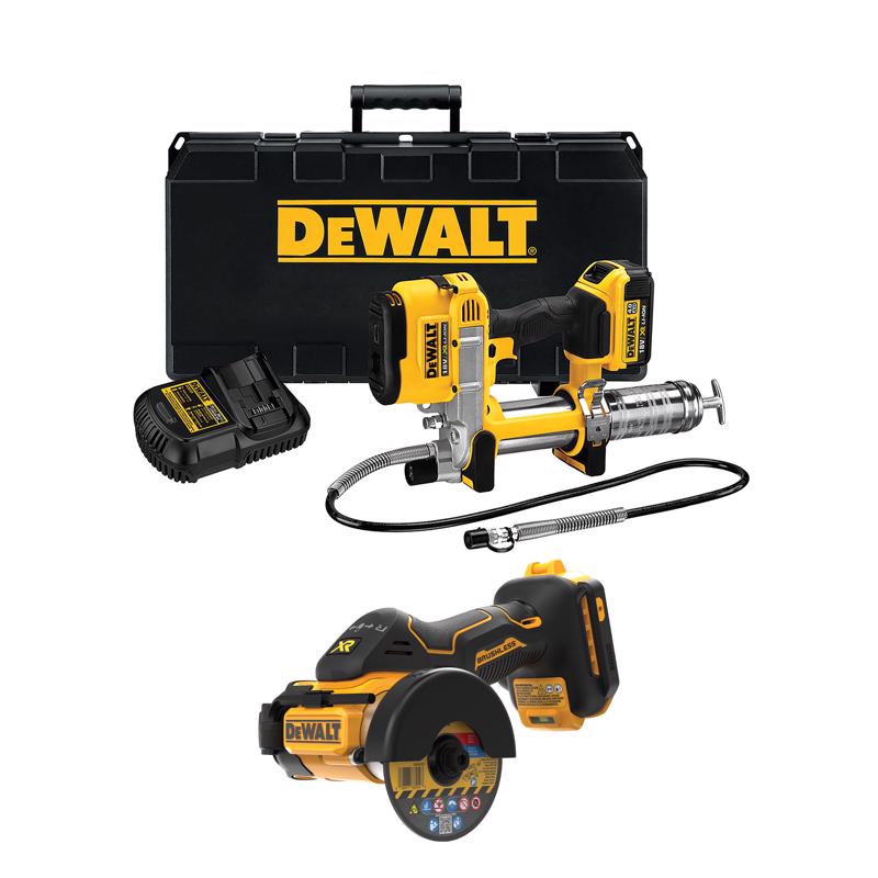 DeWalt Grease Gun and Cut Off Tool Bundle