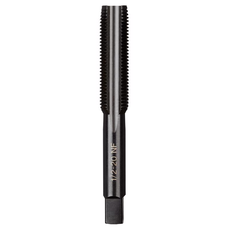 Milwaukee High Carbon Steel SAE Straight Plug Tap 1/2-20 NF 1 pc