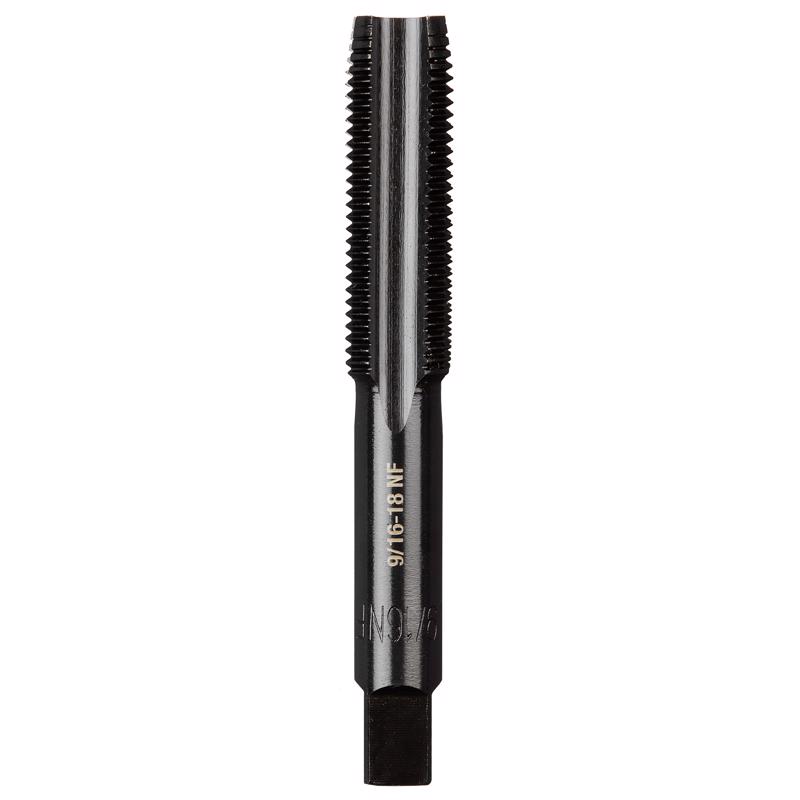 Milwaukee High Carbon Steel SAE Straight Plug Tap 9/16-18 NF 1 pc