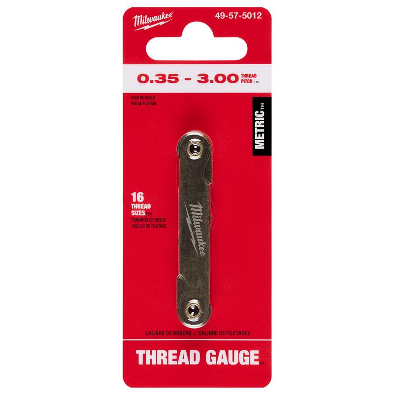 Milwaukee Metric Thread Pitch Gauge 1 pc