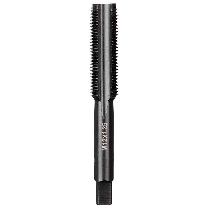 Milwaukee High Carbon Steel Metric Straight Plug Tap M12-1.25 mm 1 pc