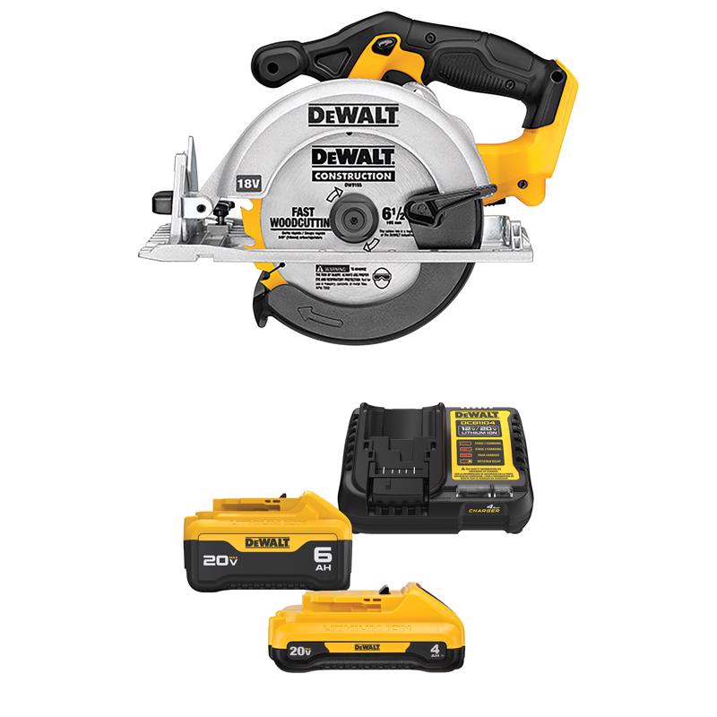 DeWalt Battery Starter Kit and Circ Saw Bundle