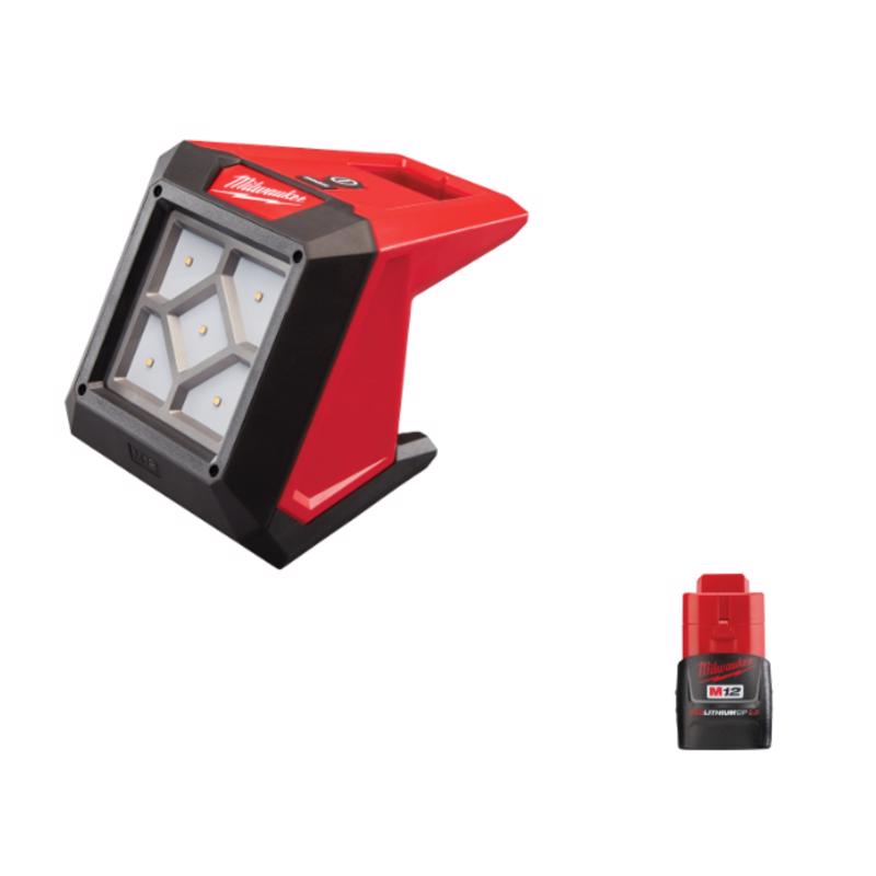 M12 Rover Mounting Flood Light & CP2.0Ah Battery Bundle