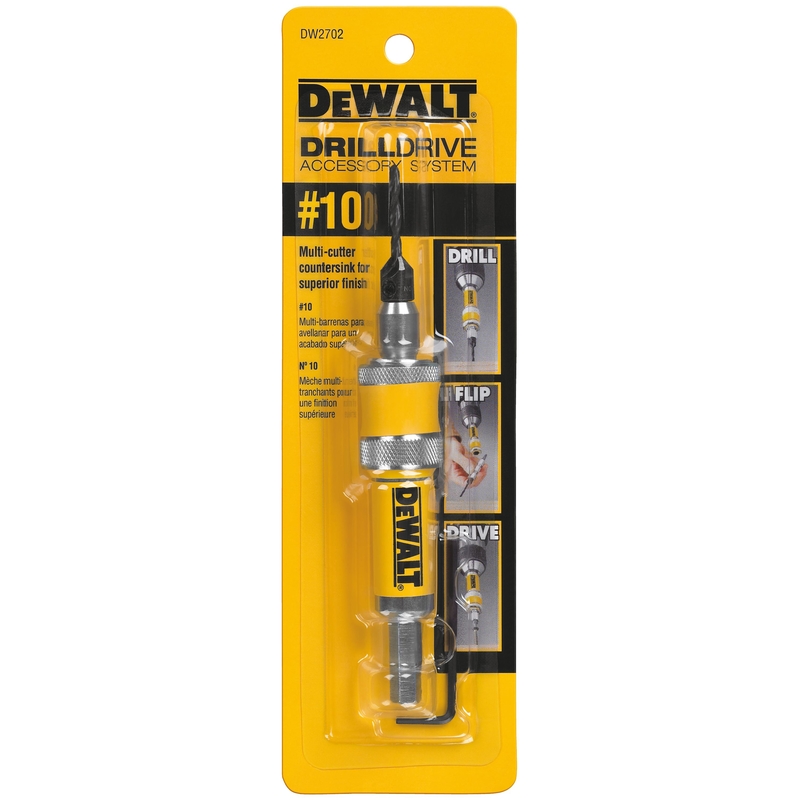 DeWalt 10 Steel Drill Drive Countersink Set 1 pc Riley Building Supplies Fulton