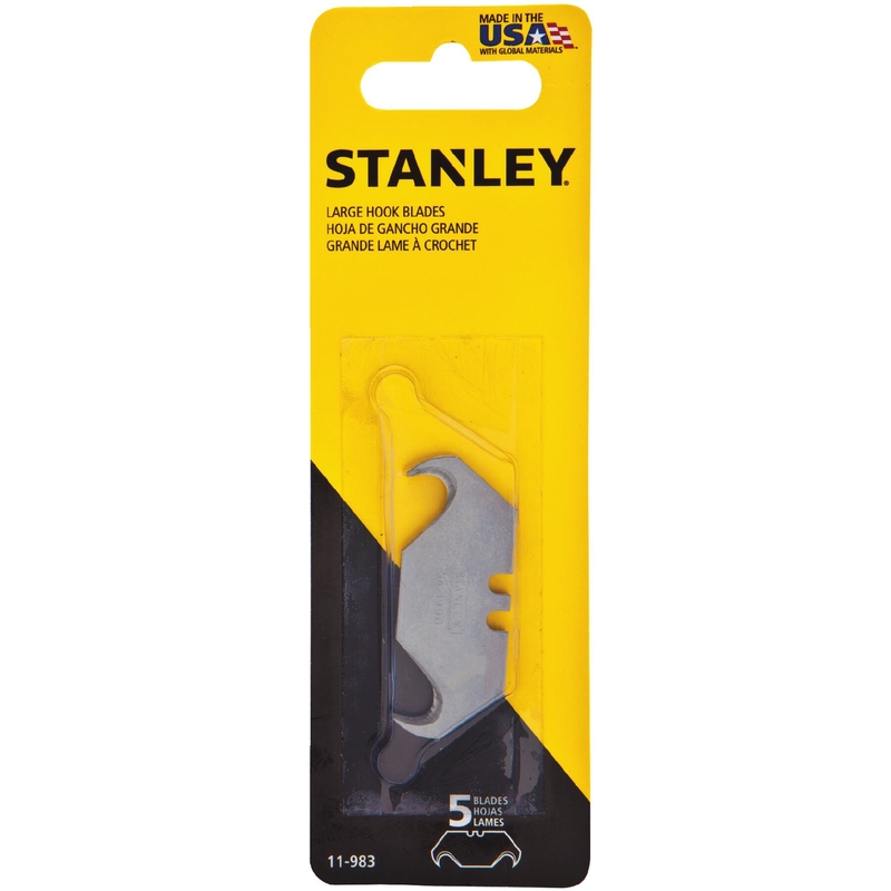 5 PC Hook Utility Knife Blades