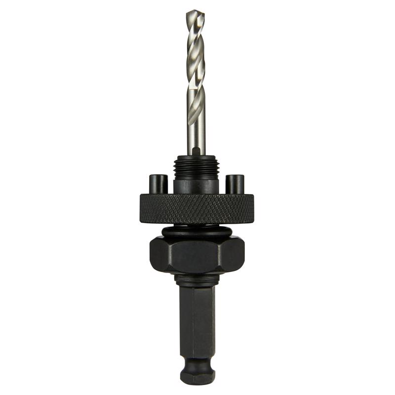 Milwaukee Hardened Steel 7/16 in. D Hole Saw Arbor Arbor Included