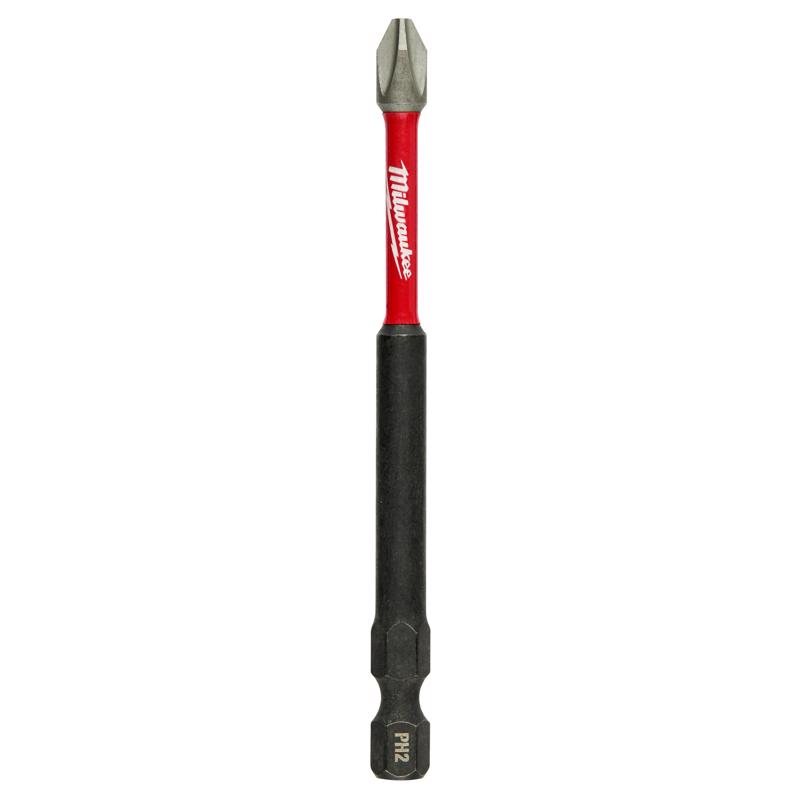 Milwaukee Shockwave Phillips #2 X 3-1/2 in. L Impact Power Bit Set Alloy Steel 5 pc
