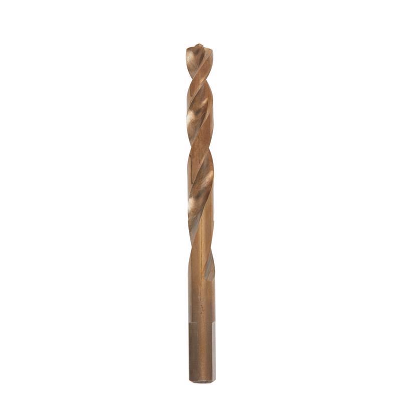 Milwaukee Red Helix 3/8 in. X 5.12 in. L Cobalt Thunderbolt Drill Bit 3-Flat Shank 1 pc