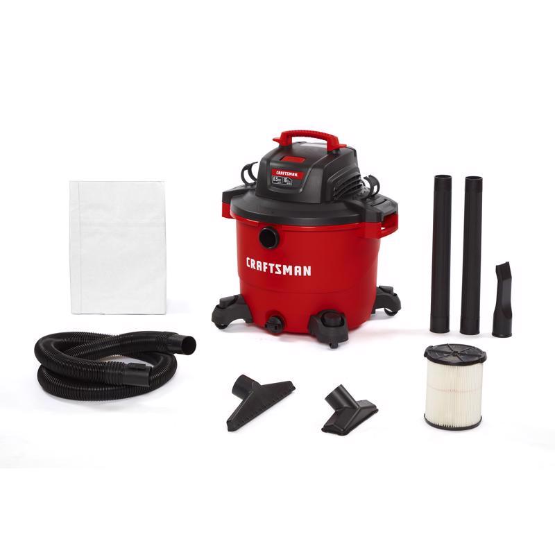 CRAFTSMAN CMXEVBE17595 16-Gallon Heavy-Duty Wet/Dry Vac with Attachments - Thumbnail 2