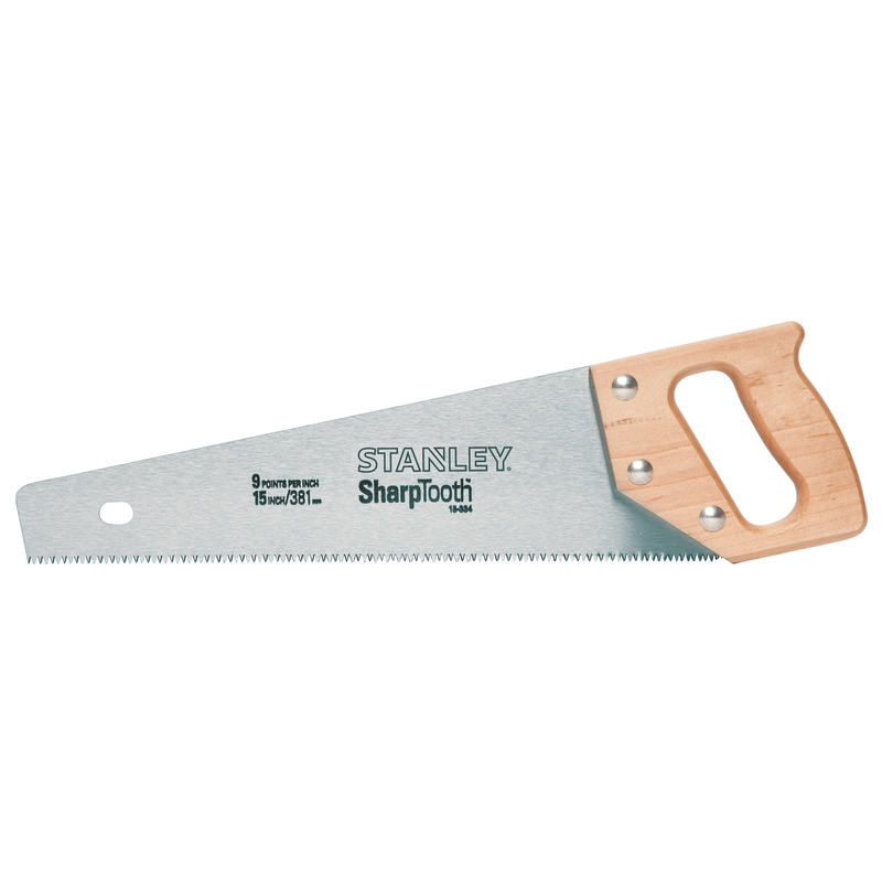 STANLEY SharpTooth 15 in. High Carbon Steel Specialty Hand Saw 9 TPI 1 pc