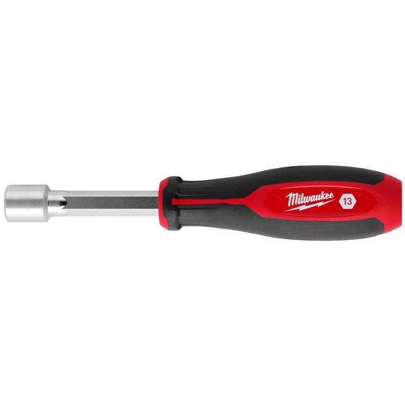 Milwaukee 13 Mm Metric Hollow Shaft Nut Driver 7 Inch Length Comfort Grip