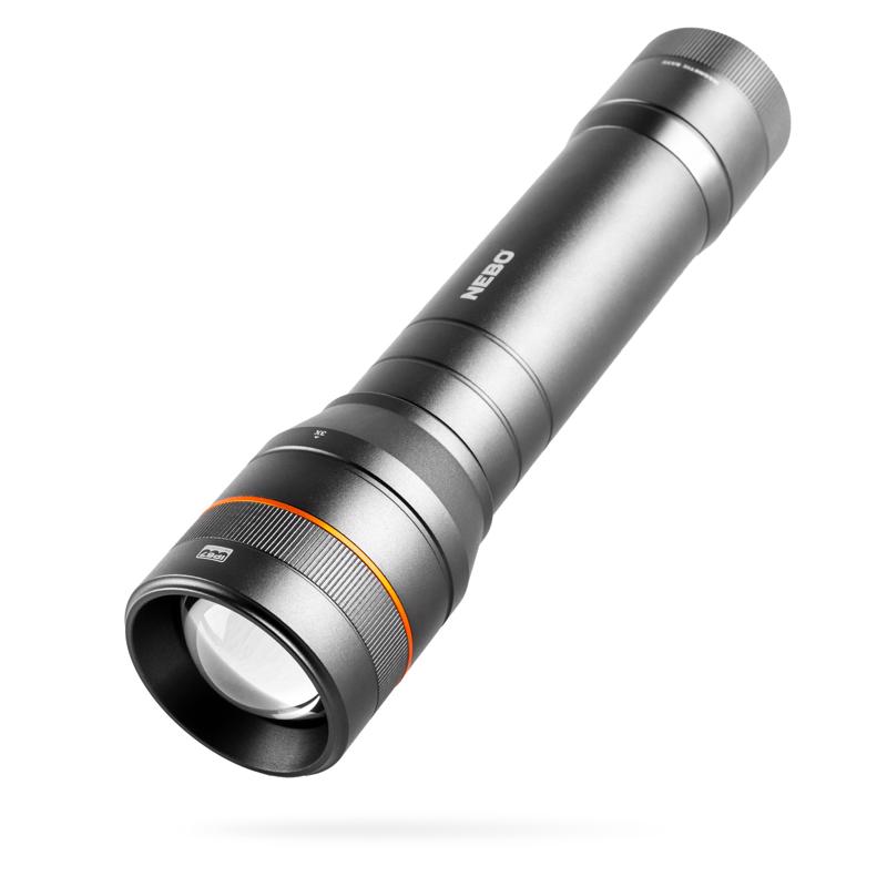 NEBO Newton 1500 lm Black LED Flashlight AA Battery