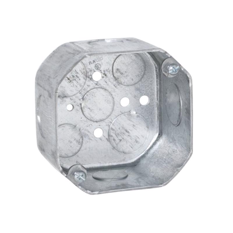 Southwire Old Work 4 In. X 4 In. Octagon Box For Ceiling And Wall ...