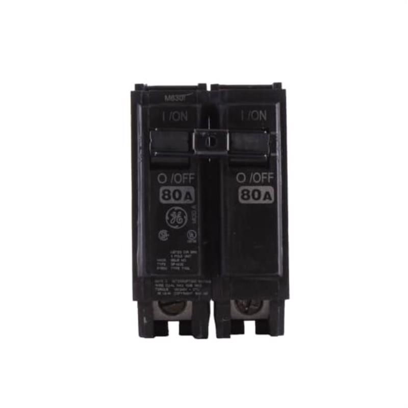 GE Q Line 80 amps Plug In 2-Pole Circuit Breaker