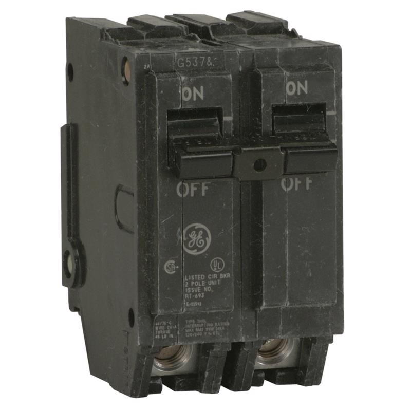 GE Q Line 45 amps Plug In 2-Pole Circuit Breaker